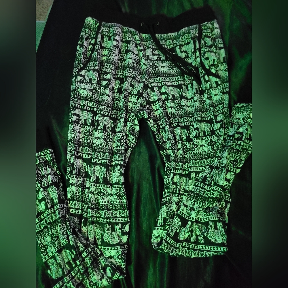 Large black and white pants